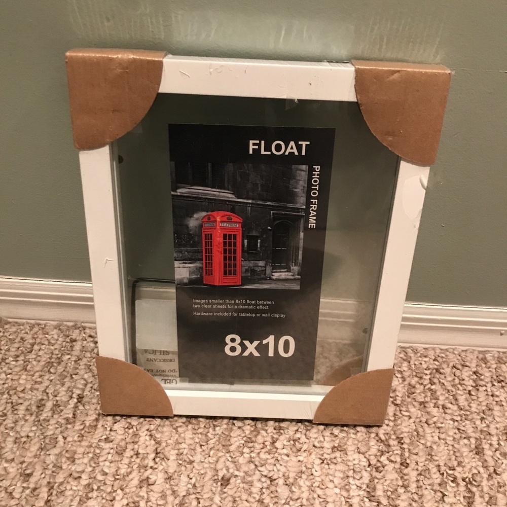 HARD TO FIND IKEA White Float Photo Frame | 8 X 10 | New Unopened